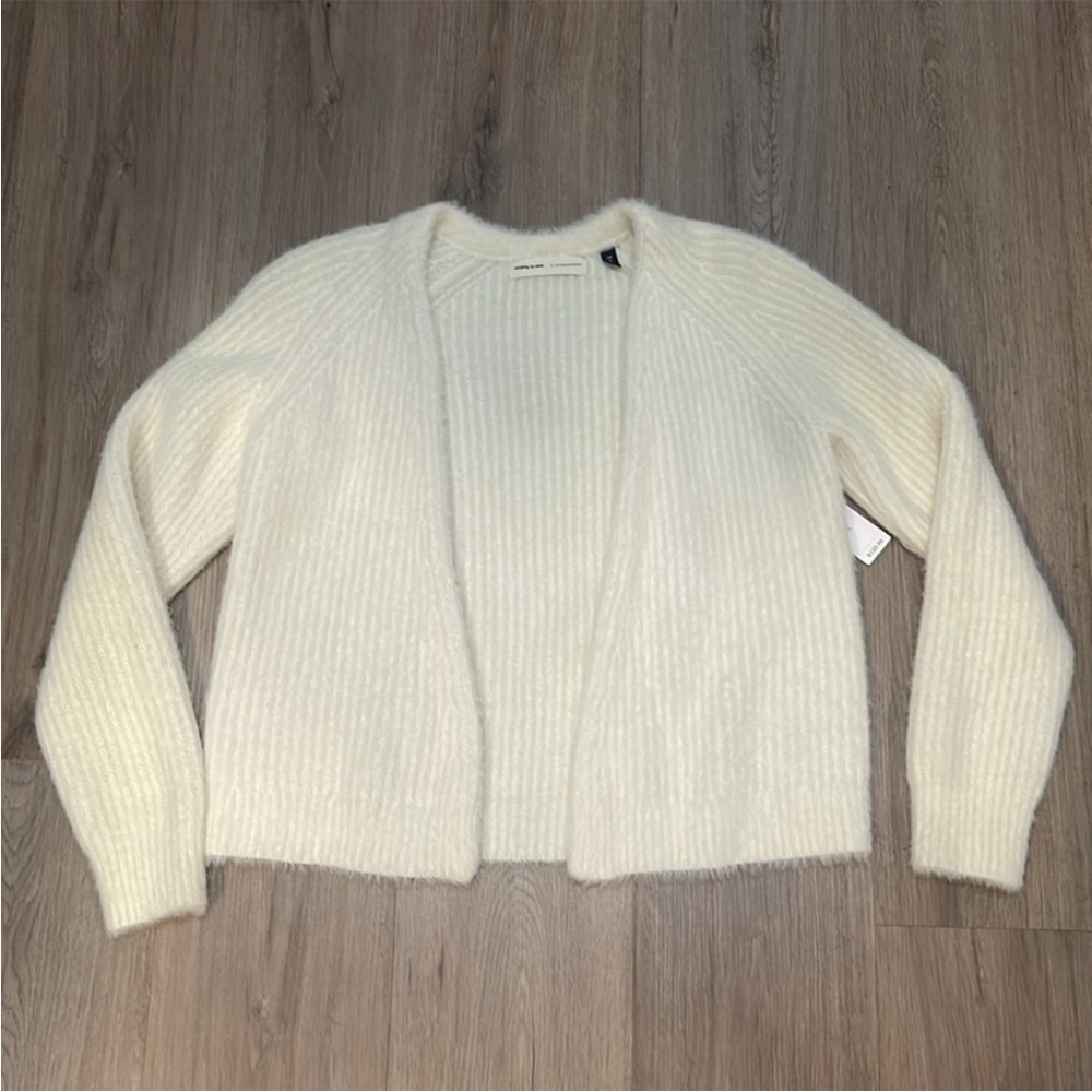 NWT Sleeping on Snow by Anthropologie Cream Women's LS Cardigan - Picture 10 of 15